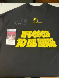 HHH TRIPLE H SIGNED 1997 ORIGINAL UNWORN WWE T-SHIRT JSA CERT - Picture 1 of 7