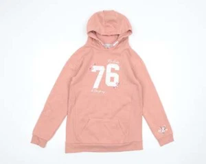 Primark Girls Pink Polyester Blend Hoodie Size 13-14 Years - Picture 1 of 12