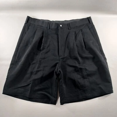 Pantalones cortos de golf Callaway negros plisados para hombre talla 38 Foto 1 de 4
