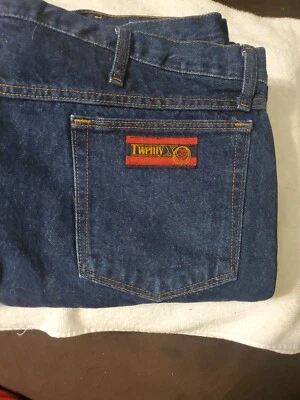 Wrangler Twenty X Denim Men Blue Jeans 42x32 Dark Blue 20X New without tags - Image 1 of 4