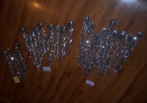 VTG LOT  23 MIXED STAINLESS ALUMINUM XMAS TREE SPARE CRAFT BRANCHES ONLY! - Picture 1 of 8