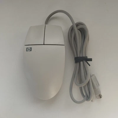Ball Mouse HP 2-Button Wired PC Mouse 6-Pin mini-DIN PS/2 Connector M-S34 - Image 1 of 4