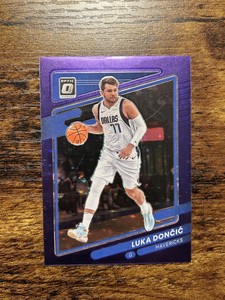 2021-22 LUKA DONCIC Donruss Optic Purple Stars Prizm /13 FOTL READ Mavs