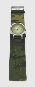 Fossil Watch Camouflage Men's Wide Band Stainless Steel JR1170 Leather - Picture 1 of 5