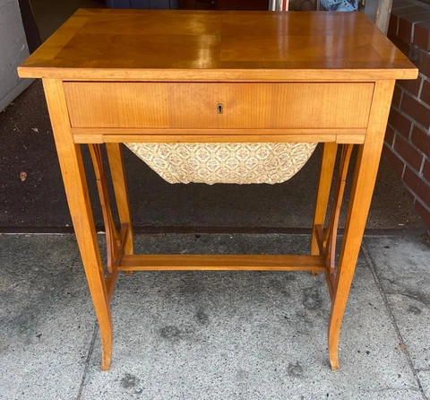 Antique Edwardian Sewing Table Cover