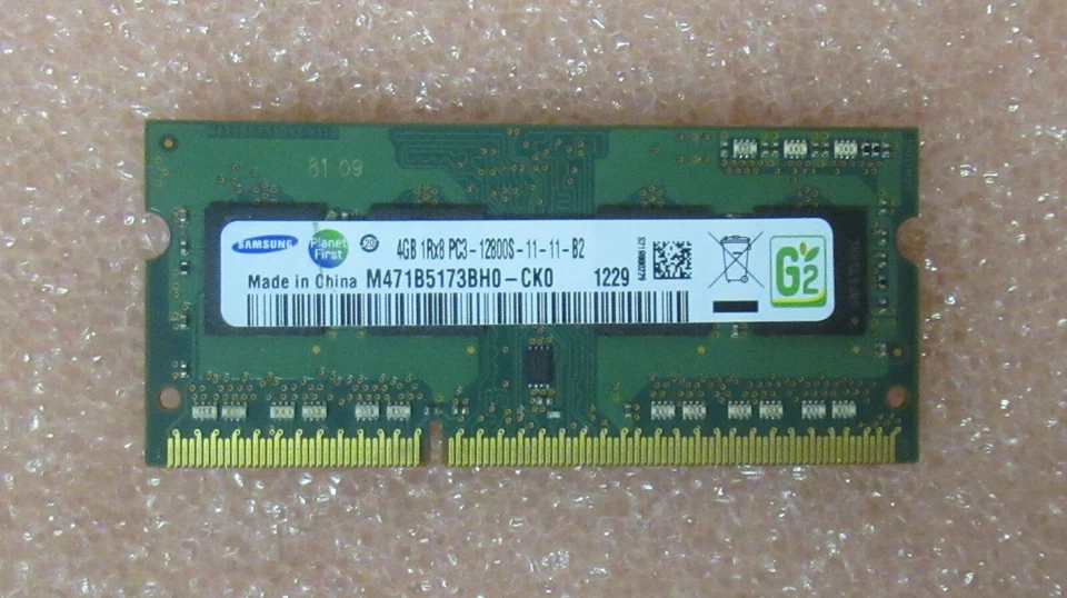 Samsung M471B5173BH0-CK0 4GB DDR3-1600MHz PC3-12800S CL11 204-Pin PC Memory - Image 1 of 4