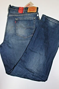 LEVI'S 541 ATHLETIC CUT STRETCH TAPERED LEG BLUE JEANS SZ: 44 X 36 NWT - Picture 1 of 6