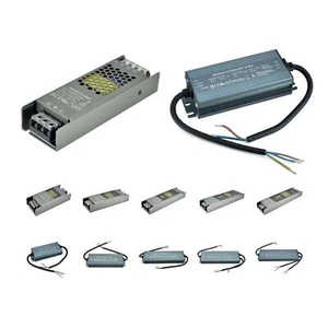 Trasformatore Alimentatore Driver LED Slim DC 12V-48V 60W-400W IP67 Impermeabile Fai da Te - Foto 1 di 26