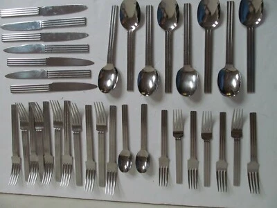 Retroneu 18/8 stainless flatware Lauren pattern Your choice- knives forks spoons - Image 1 of 3