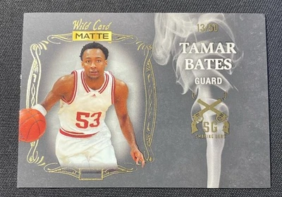 2022-23 Wild Card Matte Draft - Smoking Gun Tamar Bates #SG-22 13/50 - Image 1 of 2