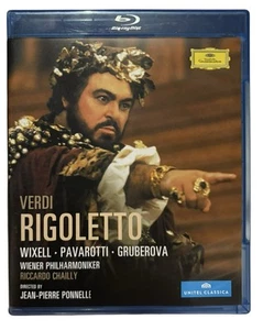 Rigoletto Blu-Ray The Wiener Philharmoniker Verdi Opera Wixell Pavarotti EXCEL. - Foto 1 di 3