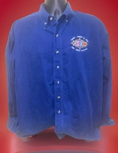 Vintage Super Bowl XXXII 25.01.98 San Diego Herren M Mirage Casino pr Blue Denim - Bild 1 von 4