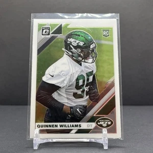 2018 Panini Donruss Optic Rookie Card Quinnen Williams RC New York Jets No. 103 - Picture 1 of 2