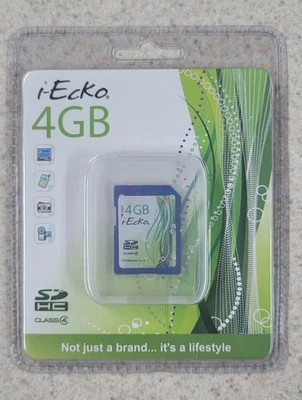 i-Ecko  4GB SD Card - New/Sealed - Image 1 of 2