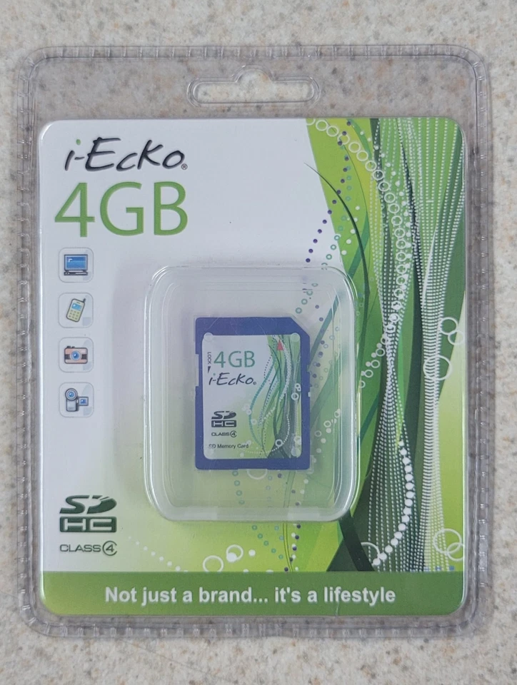 i-Ecko  4GB SD Card - New/Sealed - Image 1 of 2