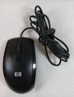 HP Wired Mouse Black ICES-003 Class B 5.0V with USB Corded - Image 1 of 2