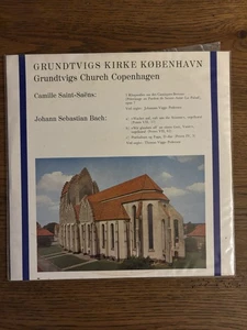 Vintage Vinyl LP Bach/Pedersen/Saint-Saens/Pedersen Grundtvigs Kirke Kobenhavn - Picture 1 of 3