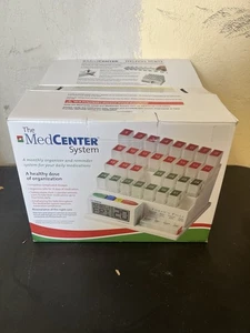 The MedCenter System 31 días organizador mensual de píldoras 4x recordatorio diario Batt Incld - Imagen 1 de 4
