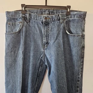 Arizona Jeans 38x28 Herren Original Faded Blue Denim Straight Leg Jeans. 100% Baumwolle - Bild 1 von 21