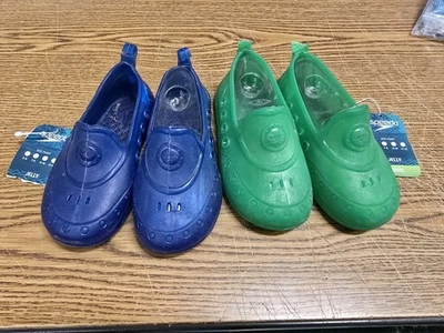 2双SPEEDO幼儿果冻水鞋小孩懒人鞋S码(5-6)  — 第 1/4 张图片