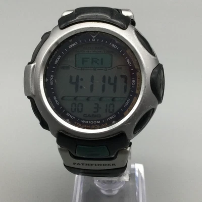 Casio Pathfinder Watch Men Tough 44mm Solar Compass 2471 PAG-50 BROKEN BAND - Image 1 of 4