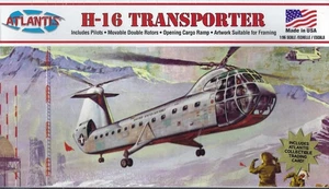 NEW Atlantis (Revell Reissue) 1/96 scale H-16 TRANSPORTER Cargo Helicopter - Picture 1 of 18