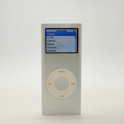 Apple iPod Nano 2nd Generation Silver 4GB MP3 A1199 MA426LL/A - Tested - Image 1 of 4