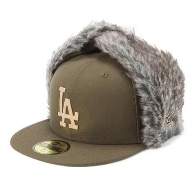 NEW ERA 59 Fifty Dog Ear Cap Los Angels Dodgers Moss (olive) JP Limited 14507971 - Image 1 of 4