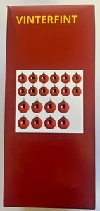 IKEA 20 Teile NEU Vinterfint Christbaumschmuck Kugeln groß/mittel - Bild 1 von 2