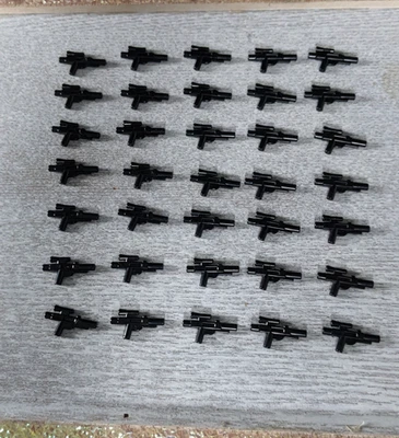 07) ~LOTE DE 40 PIEZAS LEGO Star Wars **Mediano** Blasters Pistola Negra Armas Accesorios ~ Foto 1 de 3