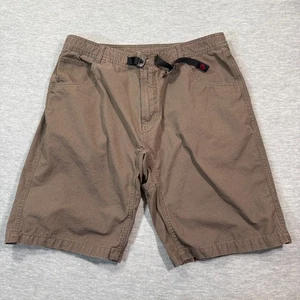 Gramicci Shorts Mens 38 Brown Hiking Outdoor Nylon Belted Climbing Utility - Picture 1 of 8
