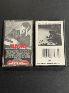 Billy Joel The Stranger & Greatest Hits Cassette Tape Lot - Picture 1 of 5