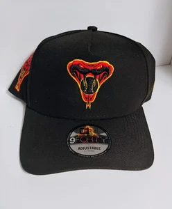 New Era AZ Diamondbacks Black 9FORTY Cooperstown Snapback Inaugural Season Hat - Picture 1 of 9