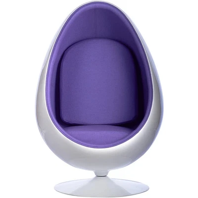 Retro Egg Pod Chair (Purple) - Image 1 of 4