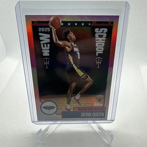 2025-26 Topps Baloncesto DERIK QUEEN Nueva Escuela Foilboard #NS-13 Pelicans Rc - Imagen 1 de 2