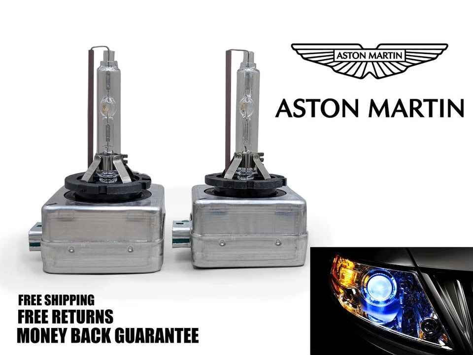 8000K Cool Blue HID Xenon Headlight Bulb for ASTON MARTIN VIRAGE 2012 H&L x2 - Image 1 of 1