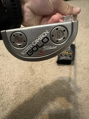 Scotty Cameron Golo 3 putter destro 33 polegadas com capa - Imagem 1 de 4