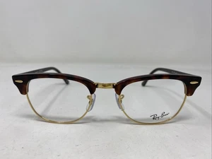 Ray-Ban RB 5154 8058 51-21-145 Tortoise/Gold Full Rim Eyeglasses Frame 170J - Picture 1 of 8