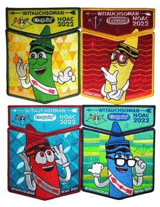 Juegos de parches Witauchsoman Lodge 44 2022 NOAC Crayola OA - Imagen 1 de 1