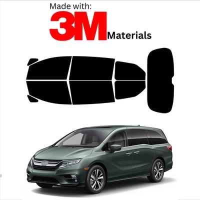 Precut Window Tint Kit For Honda Odyssey 11-17 Color Stable Ceramic Made With 3M - Image 1 of 4