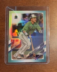 2021 Chrome Nippon Professional Baseball Aqua Refractor /199 Yuhei Nakamura #137 - Picture 1 of 2