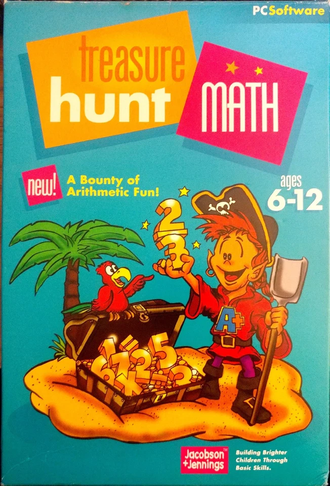 TREASURE HUNT MATH. A BOUNTY OF ARITHMETIC FUN! BRAND NEW OLD STOCK! - Image 1 of 1