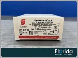 HEMATOLOGY REAGENT MICROCUVETTE HEMOPOINT H2 N•X•T HEMOGLOBIN 100 TESTS** - Picture 1 of 7