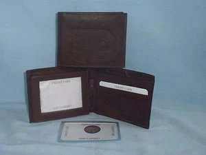 PHILADELPHIA FLYERS     Leather BiFold Wallet    NEW    dkbr3 z mz - Picture 1 of 6