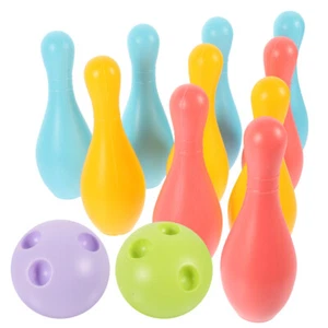 Games Bowling Set Sports Games Bowling Set Party Toddler Bowling Balls Set Toy - Picture 1 of 12