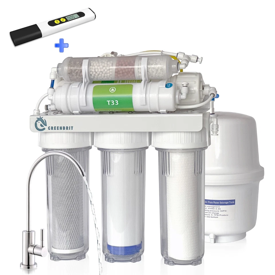 6-stage RO Water Purifier System with TDS Meter | Compact Under-Sink Design - Image 1 of 4