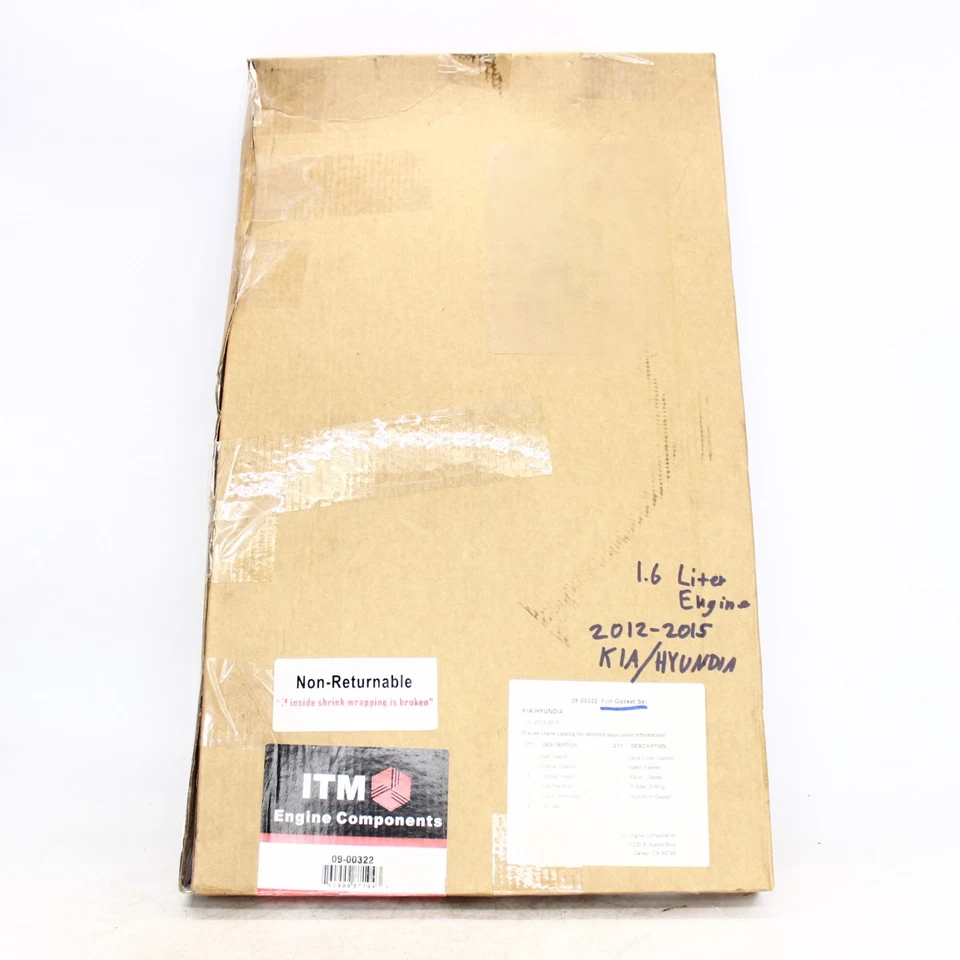 Juego de juntas de componentes de motor ITM número de pieza - 09-00322 para Kia/Hyundi 2012-2015 Foto 1 de 4