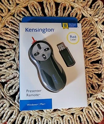 Brand New In Box Kensington Wireless Presenter w/Red Laser (K33374USB) - Image 1 of 2