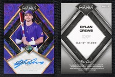 2023 Wild Card Auto Mania Diamond Purple Lazers /8 Dylan Crews #AM-D14 Auto