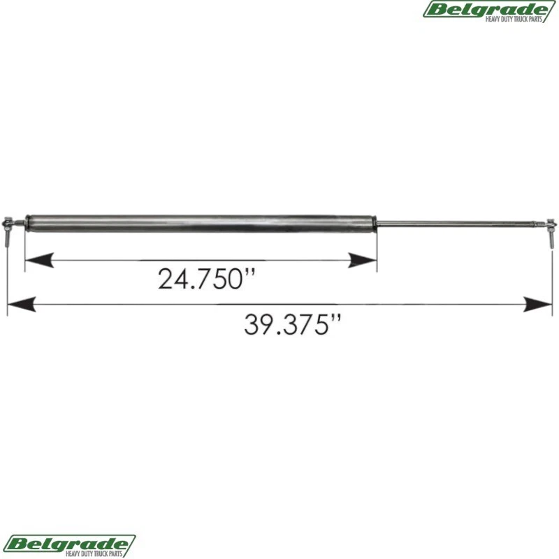 A104601 Hood Strut Replaces Kenworth MSS104600000001 - LH, Non-Locking for T660 - Image 1 of 1